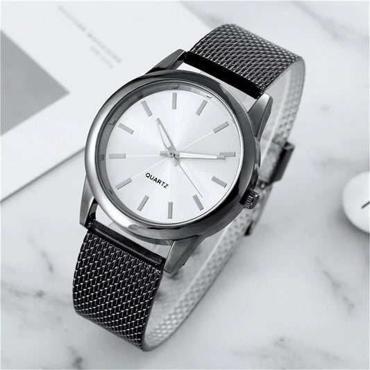 "Stunning Stainless Steel Women'S Bracelet Watch - Elegant and Chic Quartz Timepiece for the Modern Lady"